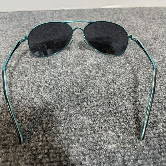 Oakley Gwen Sunglasses Womens 59mm Teal Aviator Metal Gray Lenses OO4068-08 main image 7